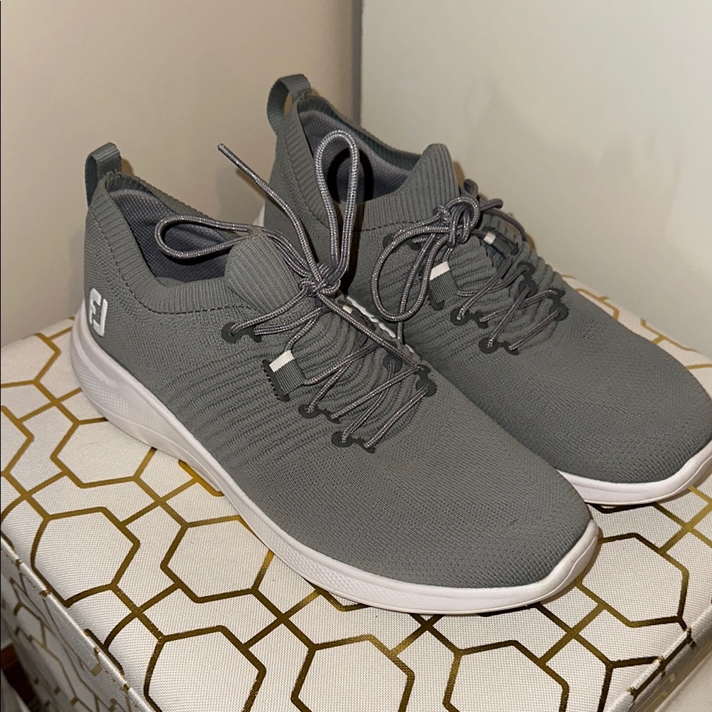 Gray Women’s Footjoy Golf Shoes